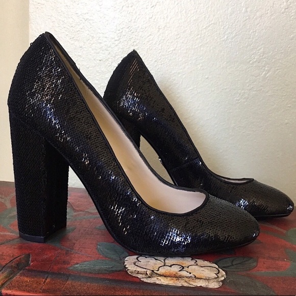 Betsey Johnson Shoes - BETSEY JOHNSON SEQUINED PUMPS